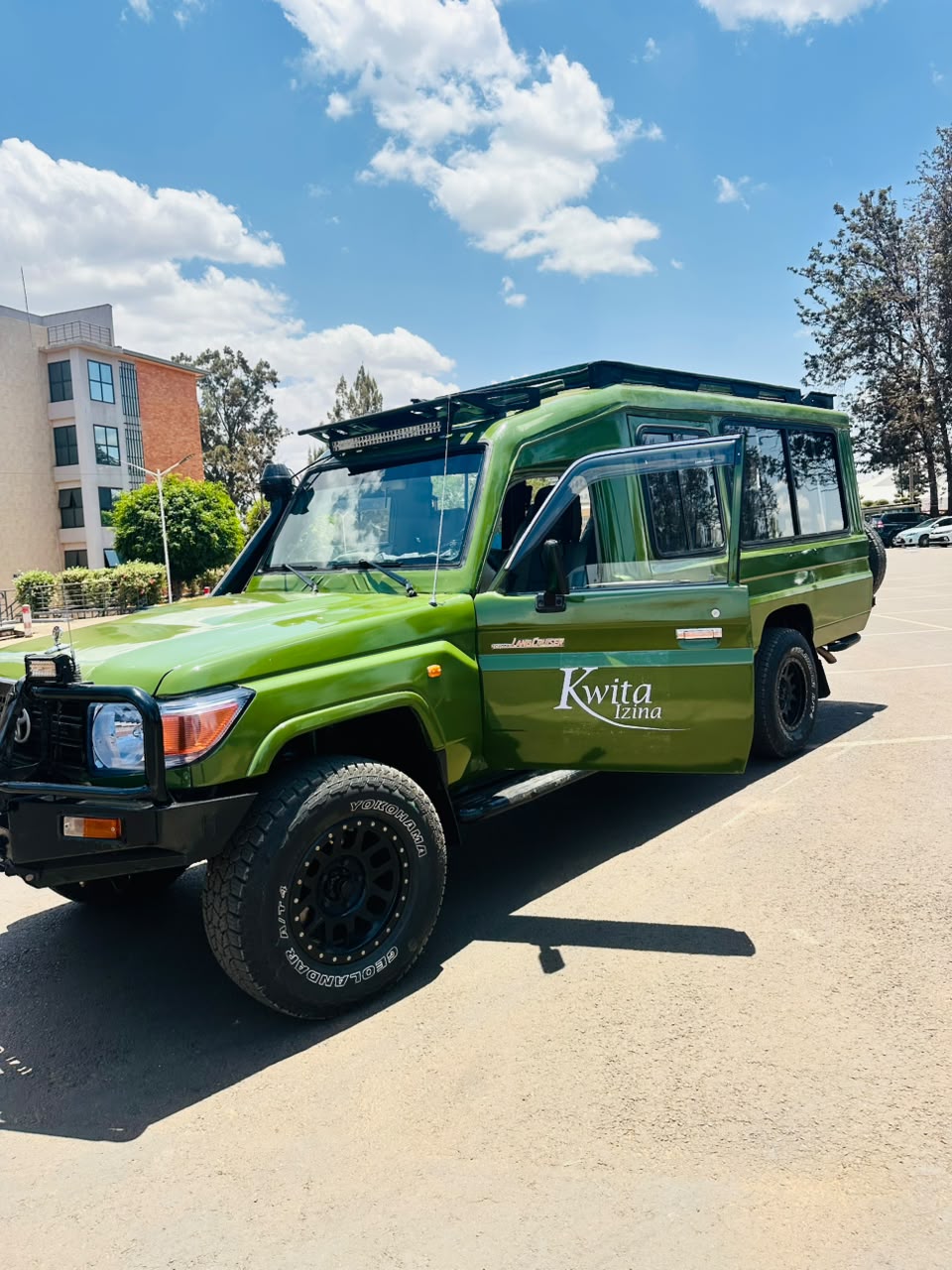 4x4 rental car for gorilla trekking near Volcanoes National Park in Rwanda
